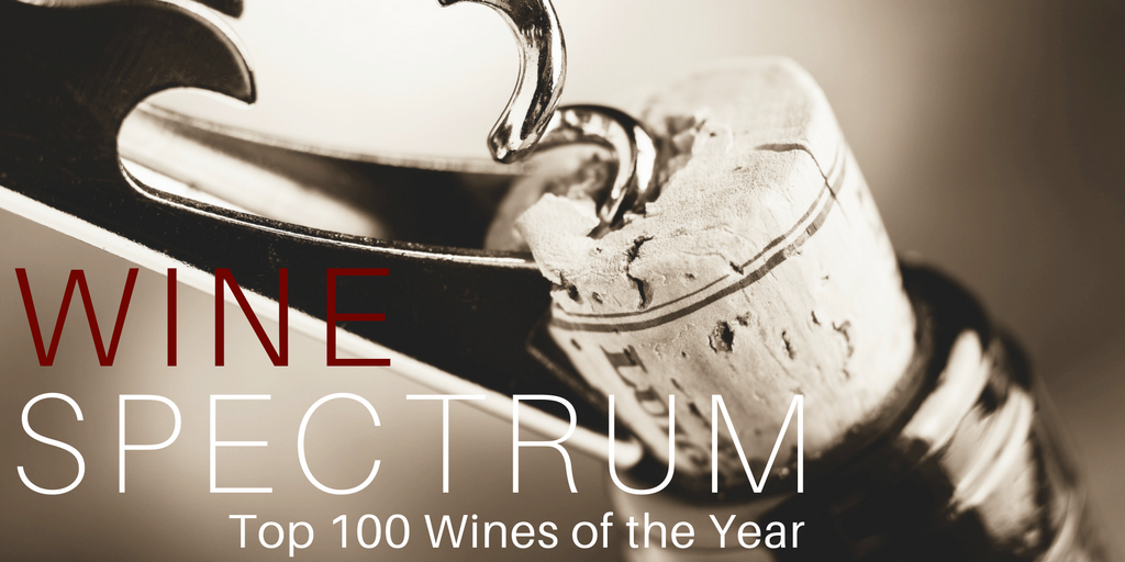 top 100 wines of the year 2016. bottle opener and cork